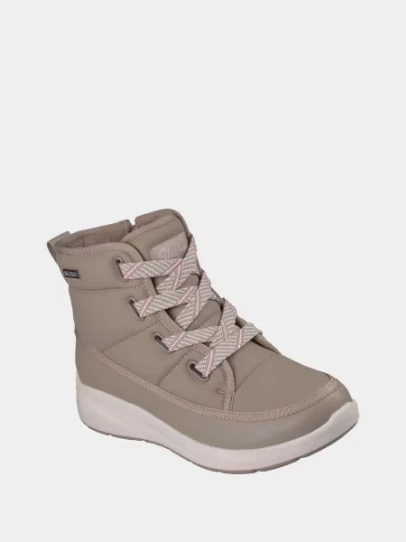 Кожаные ботинки Skechers коричневые