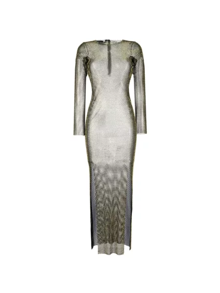 Sukienka maxi Santa Brands brązowa