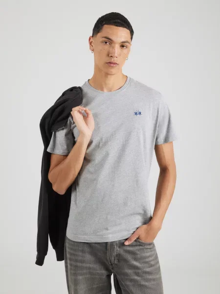 La Martina Tricou amestecat gri