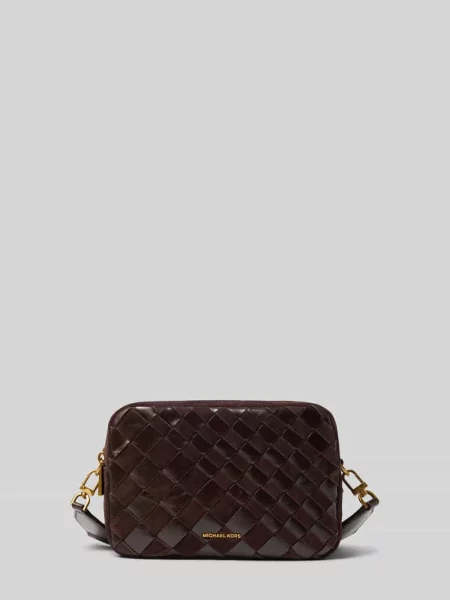 Torebka w efekt plecionki model BRYANT' Michael Michael Kors