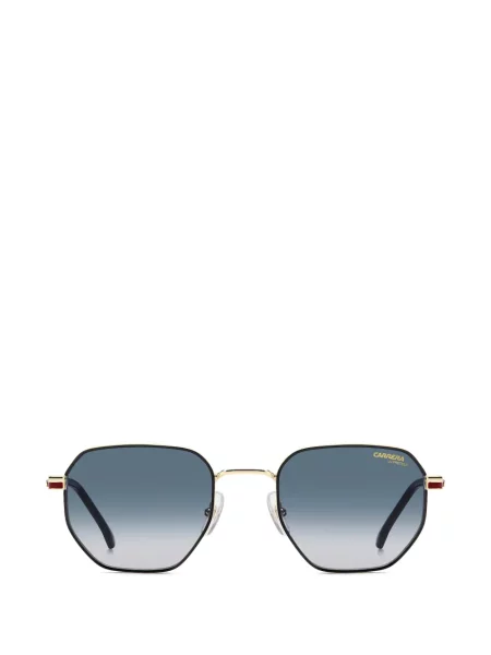 Ochelari de soare Carrera cu imprimeu geometric auriu