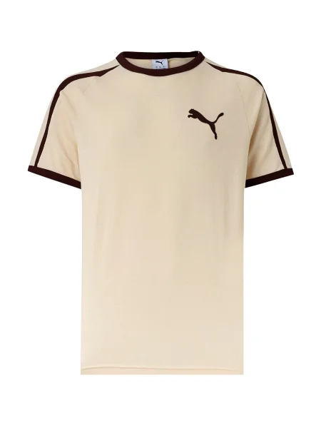 PUMA Majica Big Cat Ringer / rjava bež