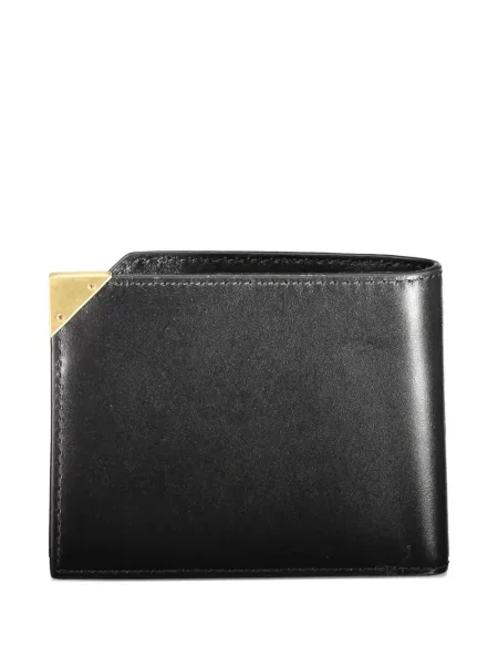 Portofel Calvin Klein din piele cu autograf negru