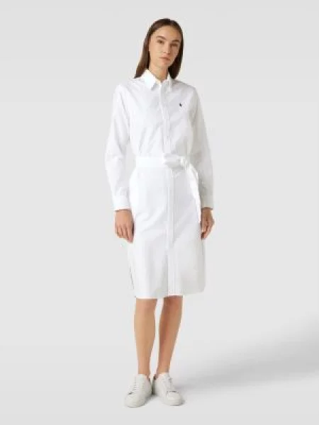 Polo Ralph Lauren sukienka mini prosta biały