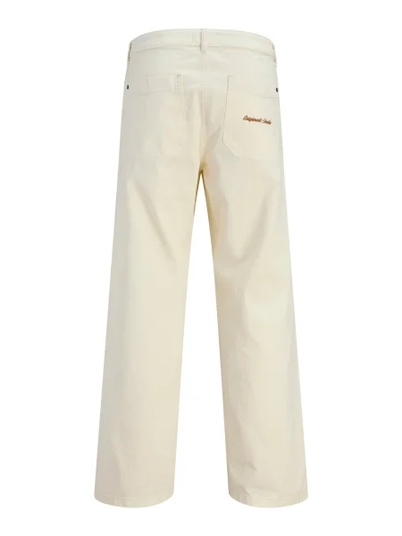 JACK & JONES Pantaloni JPSTALEX NORREBRO lână alb