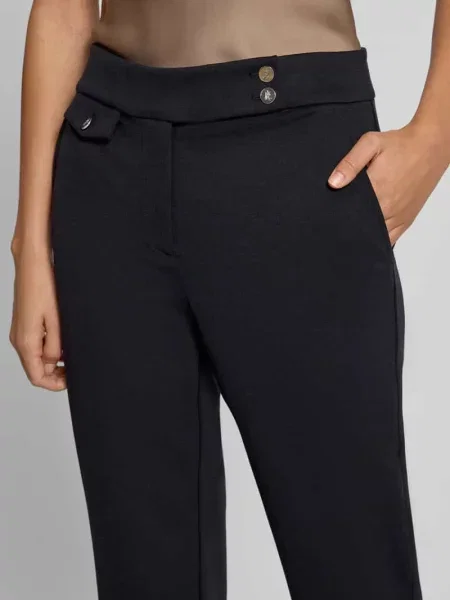 LAUREN RALPH LAUREN Spodnie materiałowe Straight Fit czarny