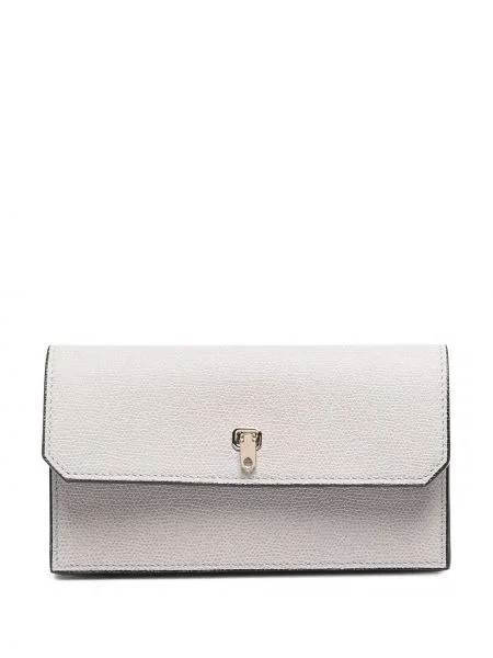 Portofel Valextra din piele gri