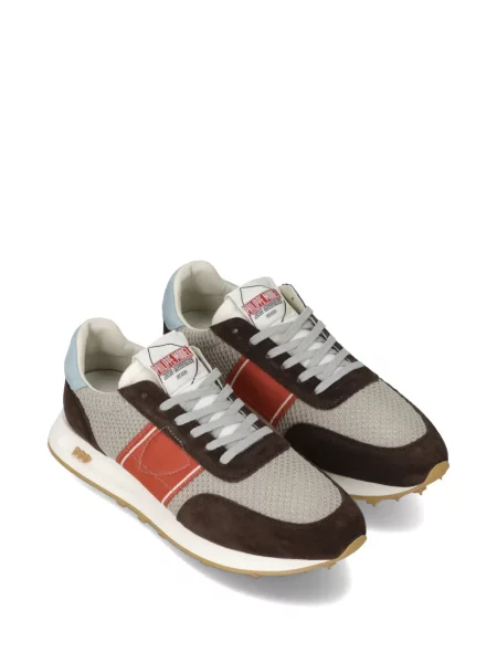 Sneakerși Philippe Model Paris cu dungi maro