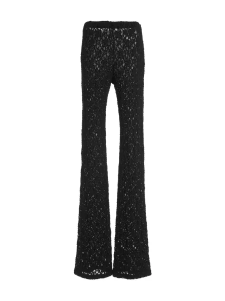 Pantaloni Chloé tricotate negru