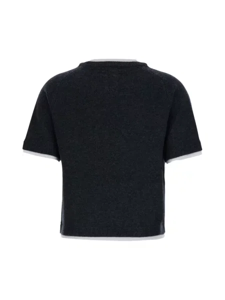 Sweter Semicouture wełniany szary