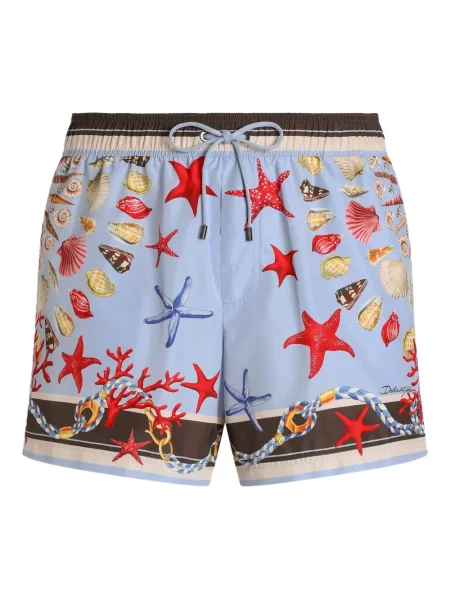 Slip de baie Dolce & Gabbana cu imagine albastru