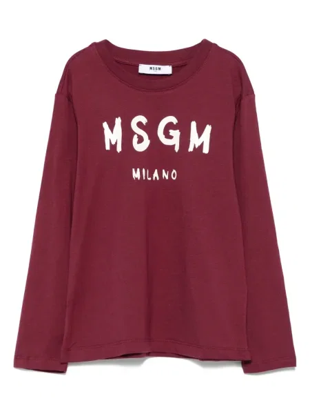 Koszula dziecięca Msgm czerwona
