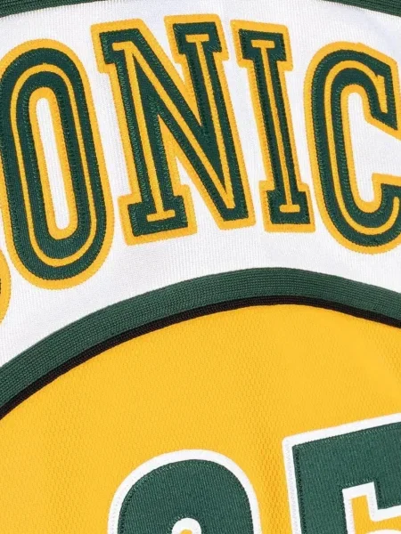Cămașă Mitchell & Ness galben