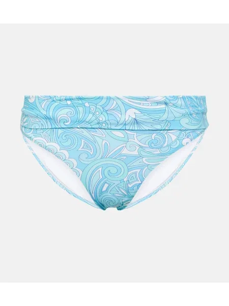 Bikini Melissa Odabash cu imagine albastru