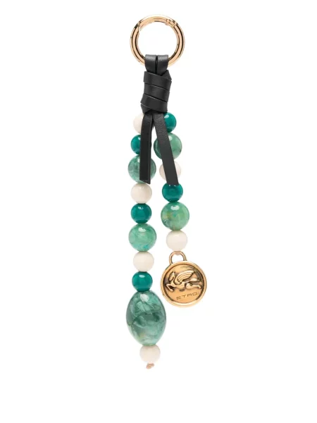 Pandantiv Etro cu mărgele verde