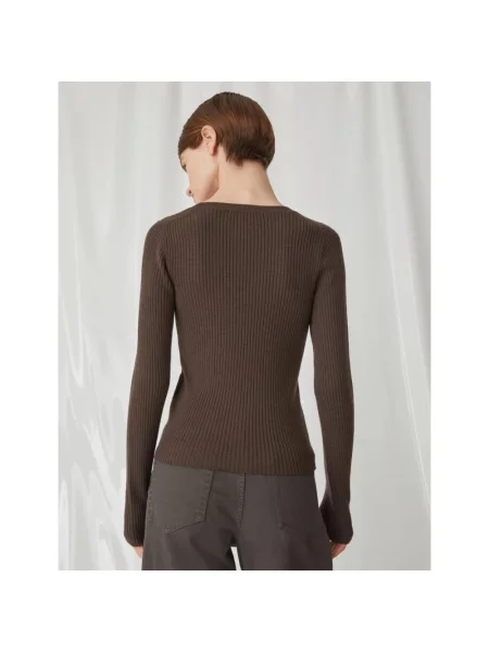 Sweter Marella brązowy