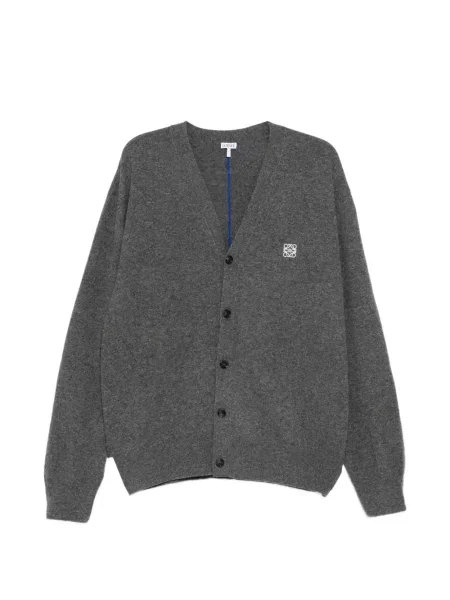 Cardigan Loewe cu broderie gri