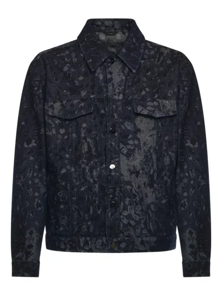 Geacă de blugi Fendi din jacard albastru