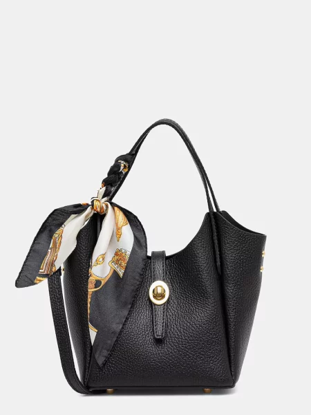 Geanta de piele Answear.lab din piele negru