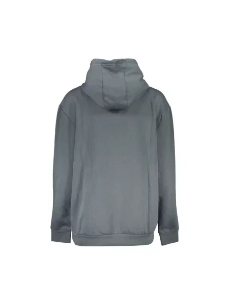 Bluza z kapturem Cavalli Class z kapturem szara