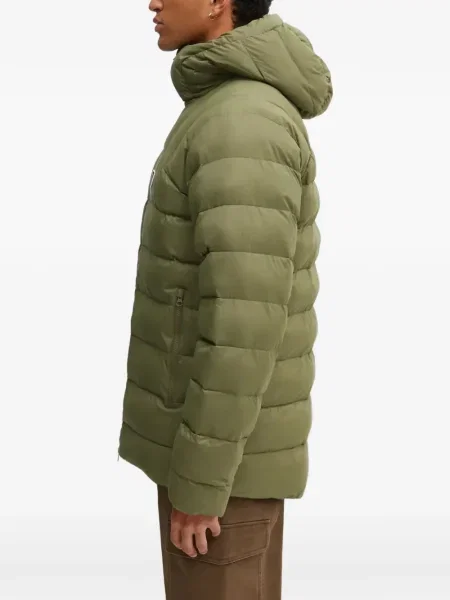Geacă Fjallraven cu glugă verde