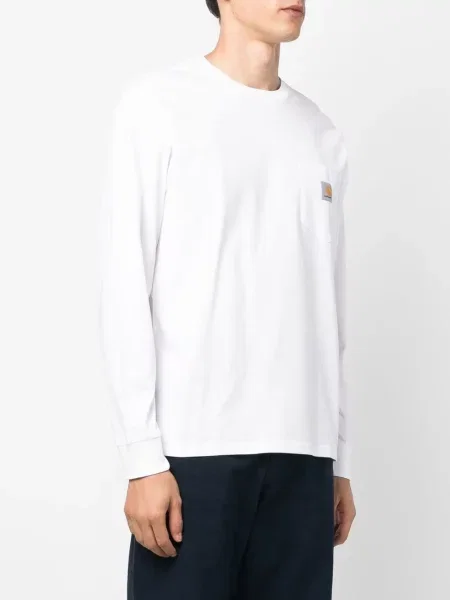 Μπλούζα Carhartt Wip με αυτόγραφο λευκό