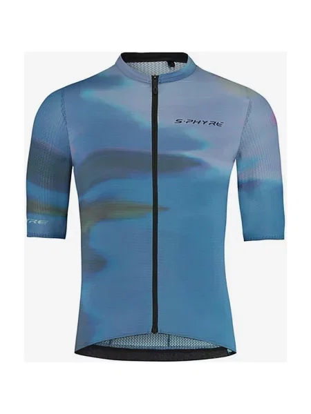 Koszulka rowerowa Shimano S-Phyre Leggera krótki rękaw S niebieska