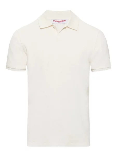 Tricou polo Orlebar Brown scurt maro