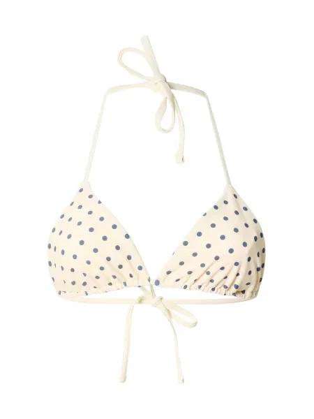 HOLLISTER Sutien costum de baie crem albastru