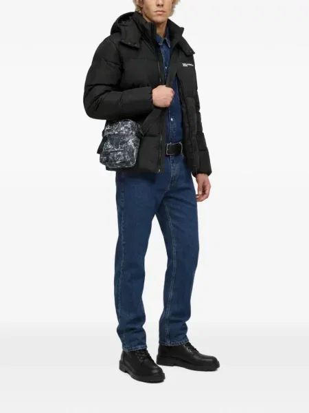 Чанта за през рамо Karl Lagerfeld Jeans с принт черно