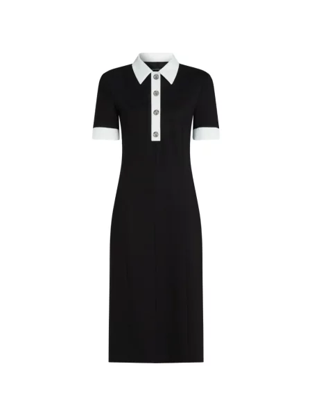 Gulerat rochie Karl Lagerfeld negru