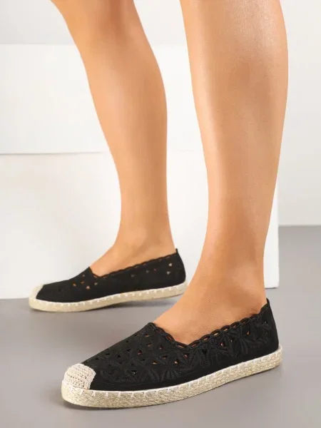 Espadrile Arivoni negre