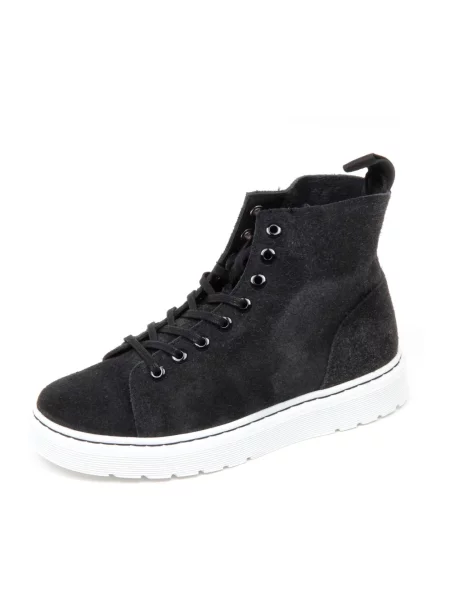 Botki Dr. Martens sznurowane koronkowe czarne