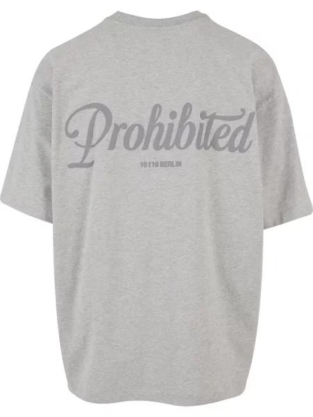 Prohibited Tricou închis / amestecat gri