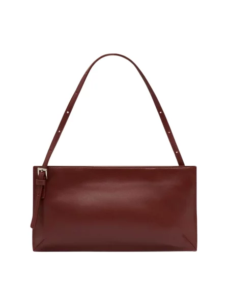 Torebka skórzana St. Agni skórzana brązowa