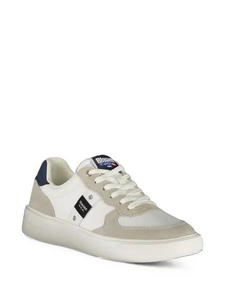 Sneakerși Blauer cu autograf alb