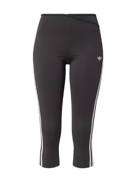ADIDAS ORIGINALS Leggings negru alb