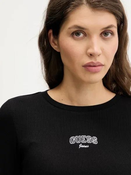 Лонгслів Guess Jeans чорний