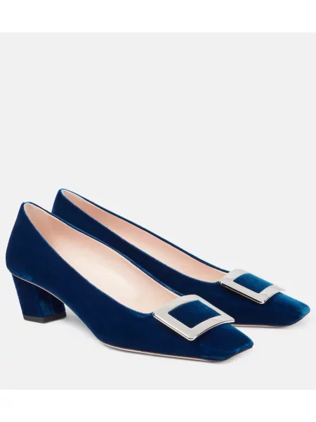 Pantofi cu toc Roger Vivier albastru