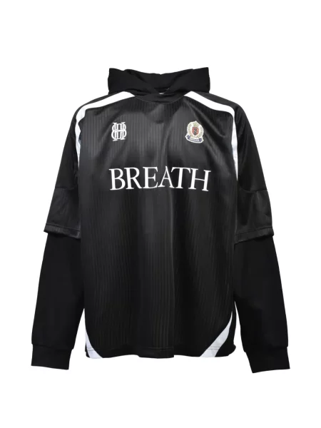 Majica s kapuljačom Breath crna