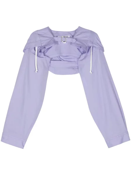 Geacă Comme Des Garçons Shirt cu glugă violet