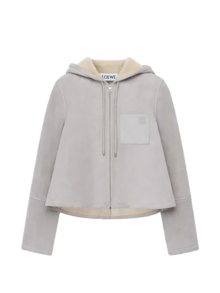 Geacă Loewe cu glugă gri
