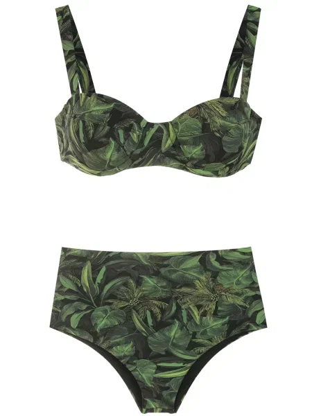 Bikini Isolda z nadrukiem zielony