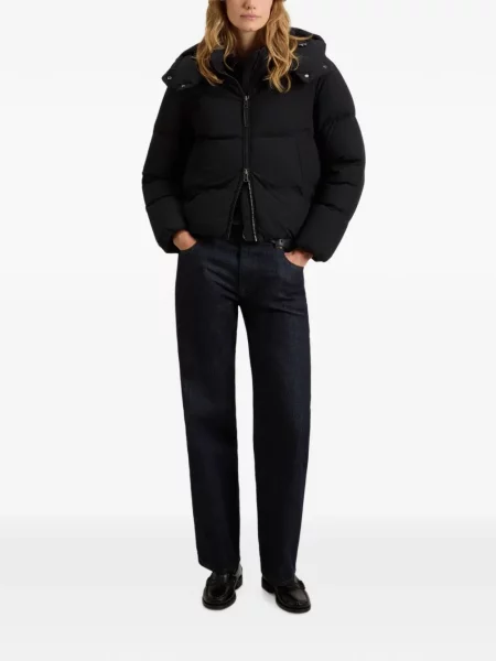 Matlasat geacă Woolrich negru