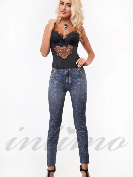 Леггинсы Sit-com блакитні