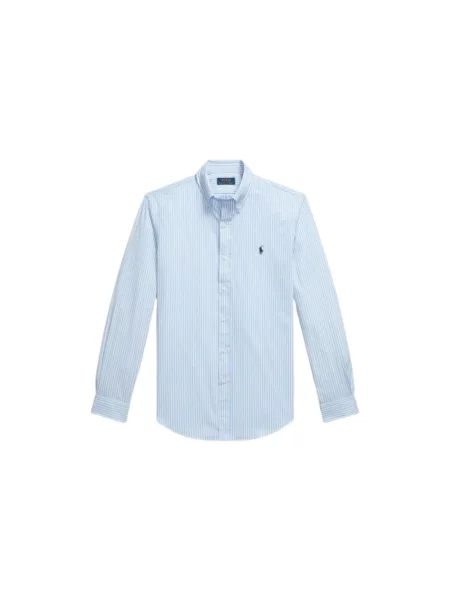 Polo Ralph Lauren Koszule Mężczyzna L Koszulka w paski niebieski