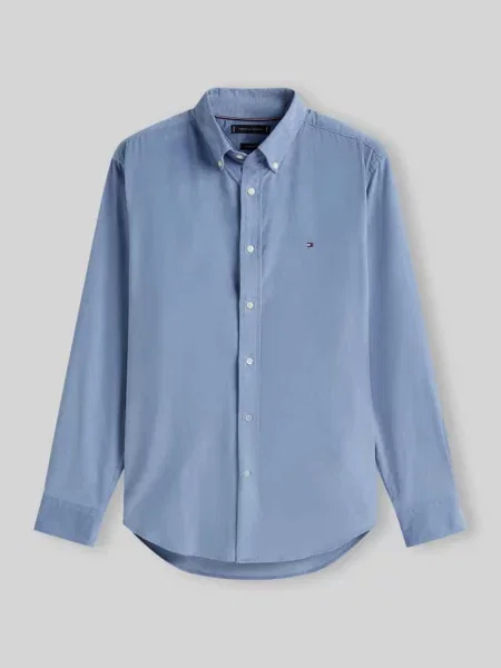 Koszula sztruksowa o kroju regular fit z czystej bawełny Tommy Hilfiger