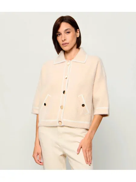 Joseph Ribkoff Cardigan | Relaxed fit bej