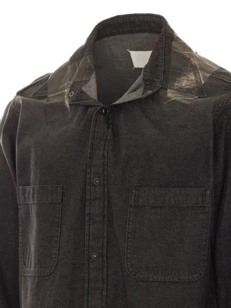 Lung cămașă Maison Margiela negru