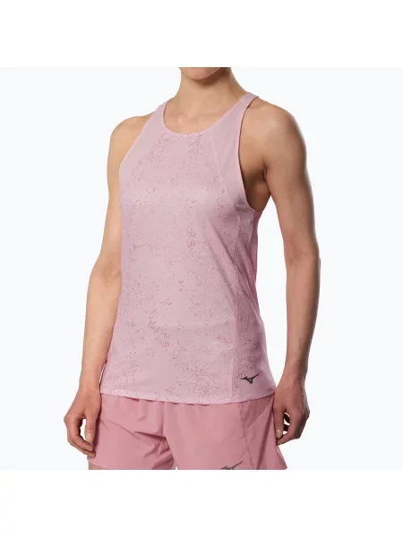 Tricou de alergare pentru femei Mizuno Active DryAeroFlow Graphic Tank Top pinkesque